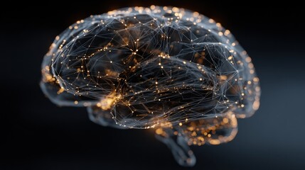 Neural network representation of a human brain