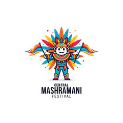 Obraz premium Central Mashramani Festival Celebration, Guyana Mashramani Carnival, Colorful Mashramani Parade, Mashramani Cultural Festival Art, Mashramani Festival Traditional Costumes