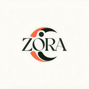 ZORA Logo with Abstract Circular Design zora brand