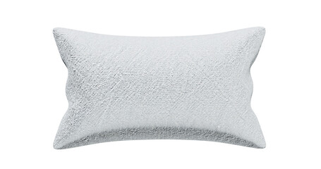 Pillow cotton polyester textured isolated on a transparent background