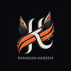 Stylized Arabic Letterform for Ramadan Kareem Arabic calligraphy