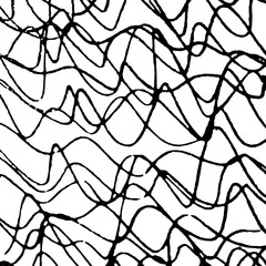Obraz premium Monochrome hand-drawn crosshatch texture