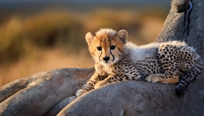Obraz premium African Cheetah Cub