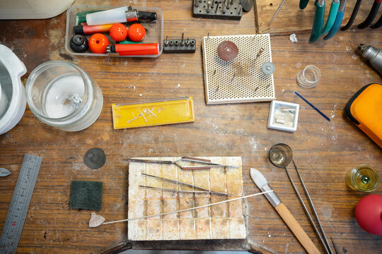 Jeweler's work table