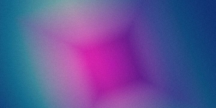 Teal and magenta grainy background smooth gradient noise texture abstract banner poster header backdrop design