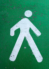 Minimalist Pedestrian Symbol