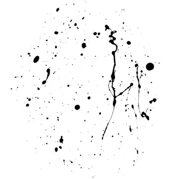 black ink splat
