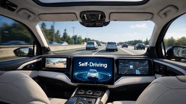 Autonomous highway driving with AI-powered vehicle control system