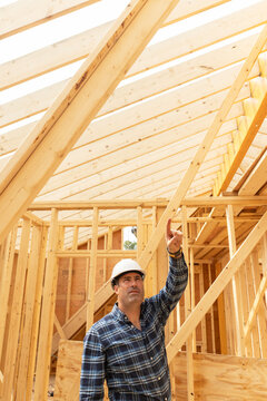 Residential Construction Site worker inspection 
