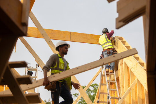 Construction Site with workers