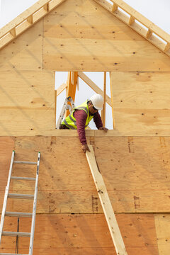 Construction Site wood Worker 