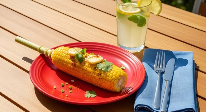 Mazorca de ma&iacute;z asada