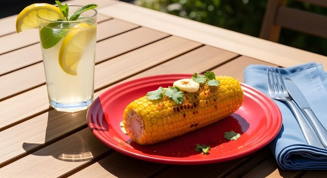 Mazorca de ma&iacute;z asada