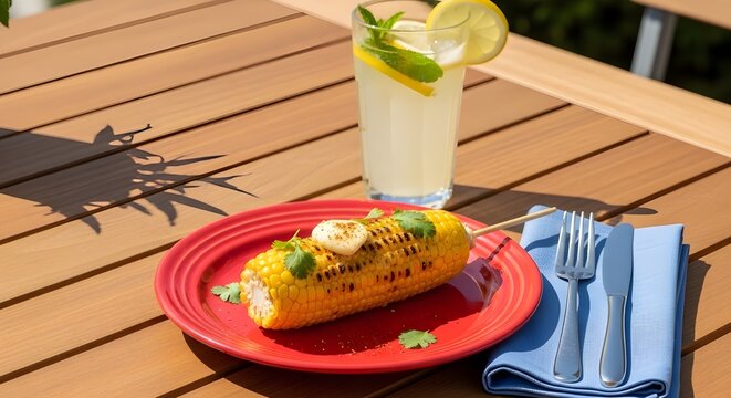 Mazorca de ma&iacute;z asada