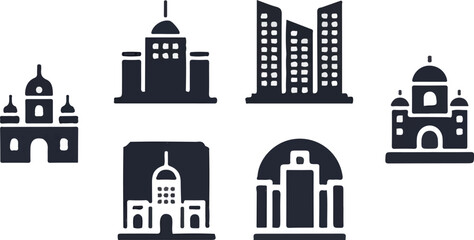 Fototapeta premium Business and finance icons charts documents and achievements