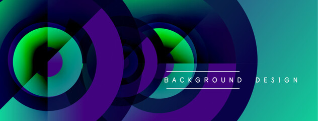 Obraz premium Abstract fluid shapes, vibrant gradients, dynamic composition. Modern design element for backgrounds, presentations, visuals.