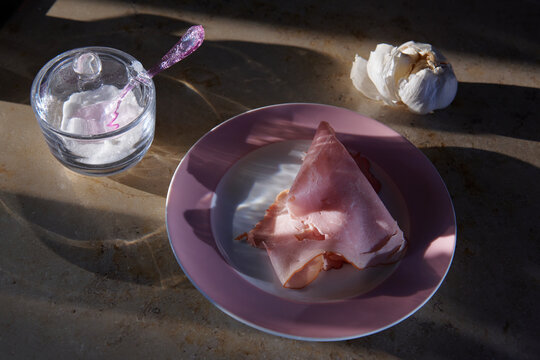 Kitchen Detail with Ham