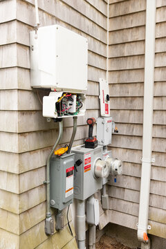 House Solar Electrical Panel control center 