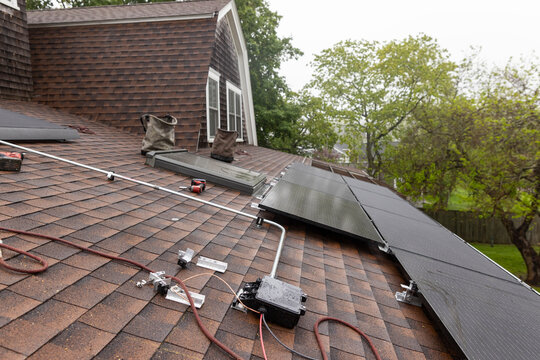 House renewable energy Solar Panel  Installation system