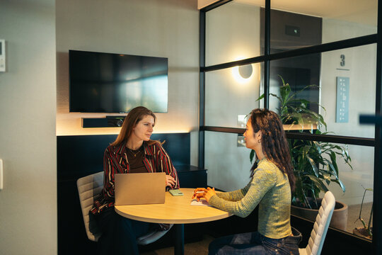 Colleagues In A Coworking Workplace