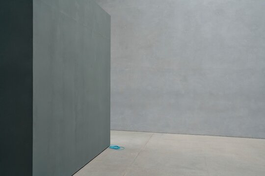 Minimalist Interior With Geometric Shapes and Neutral Tones