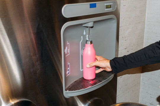 Water Bottle Refill Station in Hotel