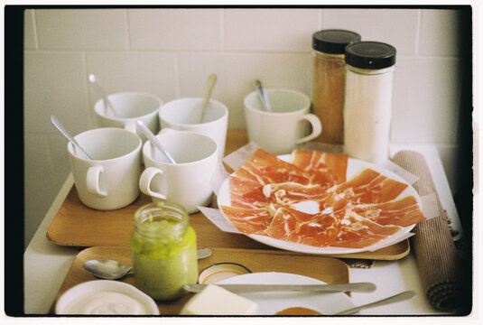 Spanish Breakfast set up
