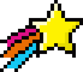 Fototapeta premium Retro pixel icon