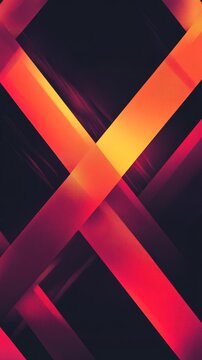 Abstract geometric background with red and yellow lines dynamic red and yellow lines form abstract geometric design