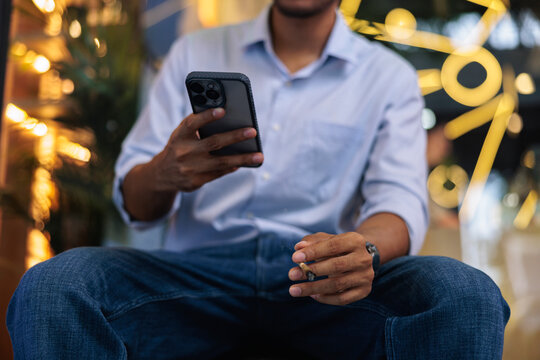 Man taking a break