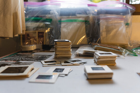 Sorting photographic slides