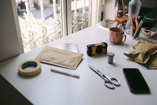 Film Stock and disposable camera shipping preparation