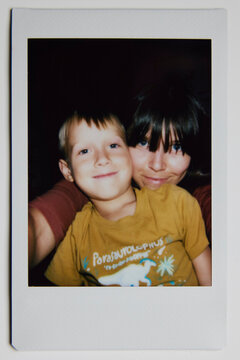 Little boy with his mom 