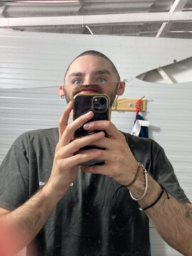 Creative Mirror Reflection Distortion