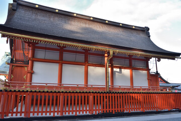 伏見稲荷大社　背面からのご本殿(京都市伏見区)