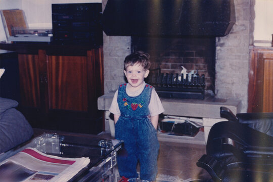 Toddler Smiling Indoors