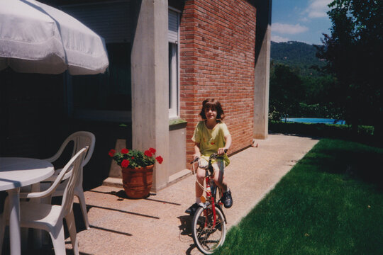 Girl Riding a Bike