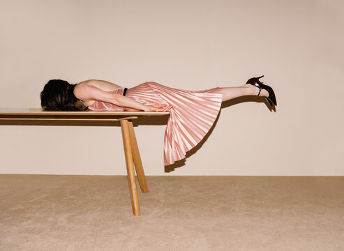 Person in Artistic Dynamic Pose