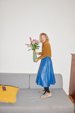 Flowers on the Couch