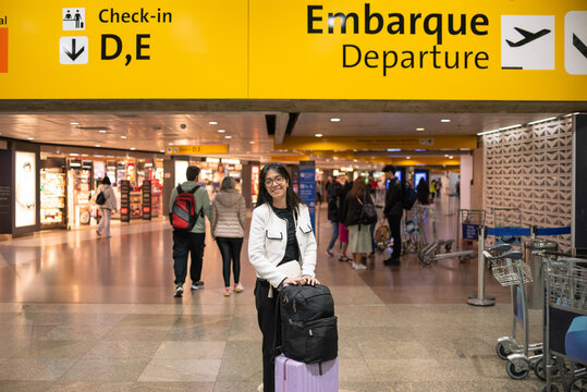 Woman at Airport