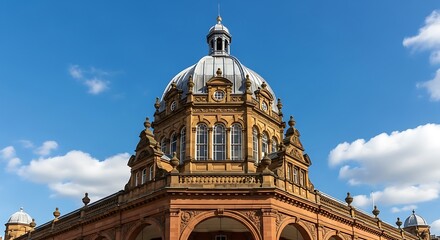 Obraz premium Historic Building with Dome Architecture Exterior.