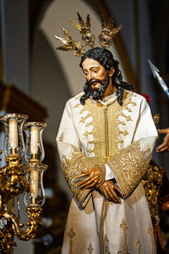 Lord of Silencio en el Desprecio de Herodes, Amargura Brotherhood, Seville Holy Week