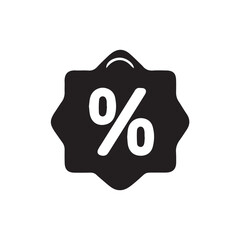 percent sign on white background