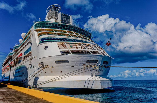 Vision of the Seas Docked in St. Croix