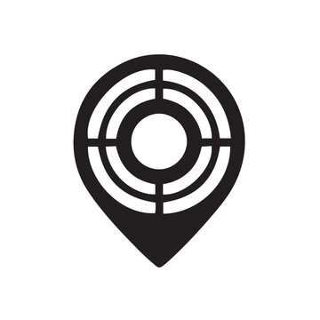 target on white background