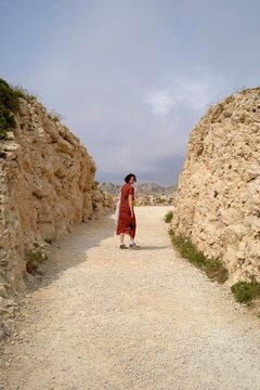 Exploring Island Frioul, near Marseille France on a Sunny Day