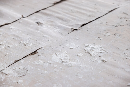 Cracked Temporary Floor Protection