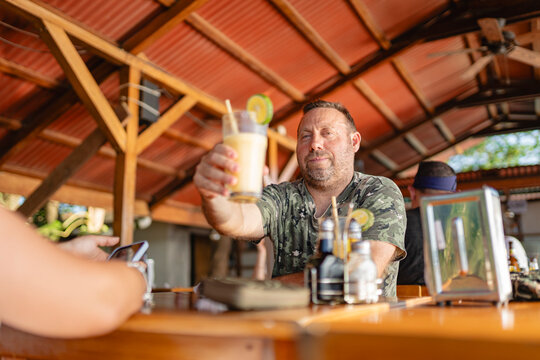 Tropical toast in Costa Rican soda