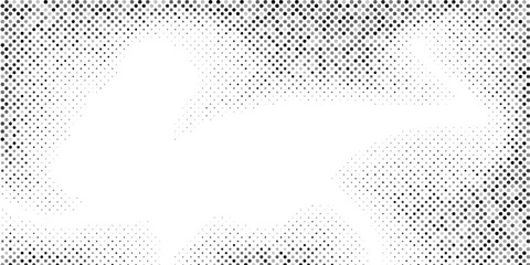 Fototapeta premium Black halftone gradient dot patterns background.vector eps 10