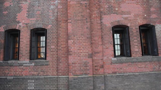 Ake Renga or Red Brick Warehouse buildings in Japan. Inside the building there are many unique shops and restaurants